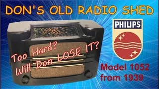 Philips Model 1052 Part 2 - A difficult restoration