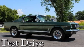 Test Driving 1965 Ford Mustang Fastback 289 V8 Four-speed