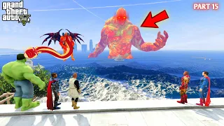 Multiverse Can Sun God Save Superman Suddenly Tsunami in GTA5 #15