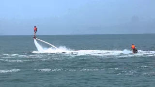 A flight with the Flyboard