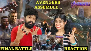 Avengers Endgame Final Battle Scene REACTION🔥🥵🔥| Malayalam | Avengers Assemble REACTION