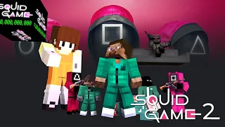 Minecraft Squid Game 2: GREEN LIGHT RED LIGHT CHALLENGE!