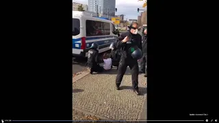 Polizeigewalt und mediale Verzerrung Berlin 25.10.2020