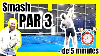 Un pro m'apprend le 💥 SMASH PAR 3 padel 🎾 en MOINS de 5 minutes ⏰ : TUTO PADEL avec 👑 Loïc Le Panse