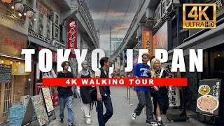 🇯🇵 Tokyo Japan Walking Tour 🇺🇸 Ameyoko Markets & Ueno Shopping Street  [4K HDR - 60FPS ]