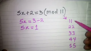 Simple equation involving a given moduli