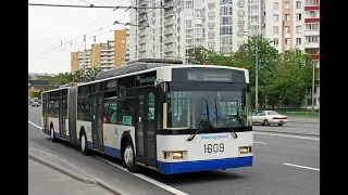 Поездка на троллейбусе ВМЗ-62151 «Премьер» №1609 №59 м.Сокол-Улица Генерала Глаголева