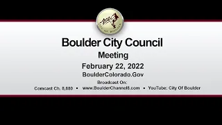 Boulder City Council Meeting 3-15-22