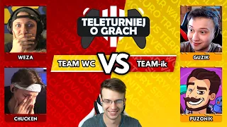 ↑↑↓↓←→←→BA 🎮 @Weza i @Chucken vs @GUZIKGUZIK i @Puzonik [S1E3] Teleturniej o Grach