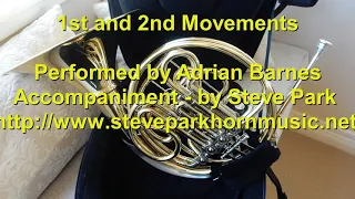 Richard Strauss 1st Horn Concerto Movements 1 and 2