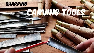 wood carving tools sharping tutorial|carving tools by UP wood art