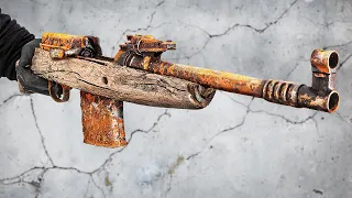 SVT-40 Obrez | Реставрация старой винтовки