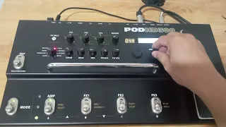 Line 6 POD HD300 Guitar Multieffects Demo