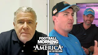 Staley, Moore break down Chargers' practice film | Peter King Training Camp Tour 2023 | NFL on NBC