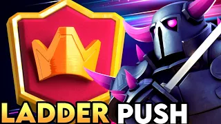 Insane Ladder Push With My Favorite PEKKA BRIDGE SPAM Variation In Clash Royale