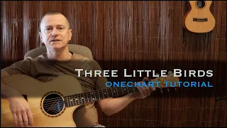 Three Little Birds Bob Marley guitar lesson tutorial [free tab]