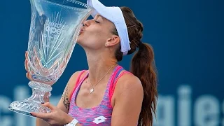 2016 Connecticut Open Final | Agnieszka Radwanska vs Elina Svitolina | WTA Highlights