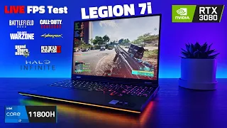 Legion 7i | RTX 3080 16gb (165w TDP) + Intel 7 11800h Live FPS Test