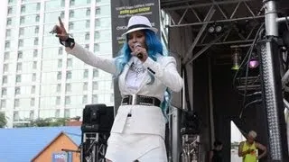 Blu Cantrell Performs "Oops (Hit 'Em Up Style)" at Chicago PrideFest 2013