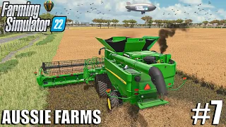 CANOLA Harvest and LOAD with JOHN DEERE S760 | AUSSIE FARMS | Farming Simulator 22 - Ep.7