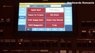Korg Pa700 - Factory Dance Styles (All styles and intros)
