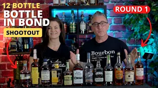12 Bottle BOTTLE IN BOND Bourbon Battle | The Best Bourbon | EH Taylor Heaven Hill Old Forester