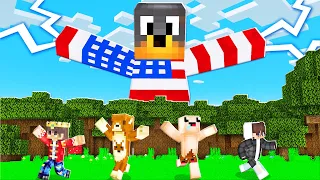 PRZEJMUJĘ WŁADZĘ w GANGU USA w Minecraft! 💪 (źle się skończy)