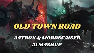 AATROX X MORDEKAISER - OLD TOWN ROAD (AI COVER MASHUP)