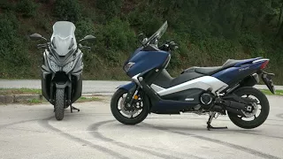 Motosx1000: Comparativa Kymco  AK550 Vs Yamaha TMAX 530