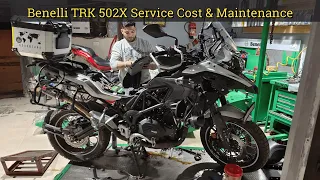 Benelli TRK 502 Service Cost in India | 24k KMS 5th Service Maintenance Details | 2023 BS6 TRK 502X