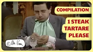 A Beef with Bean's Birthday Meal... & More | Compilation | Classic Mr Bean