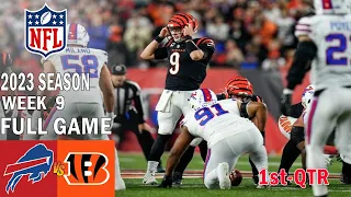 Buffalo Bills vs Cincinnati Bengals FULL GAME 1st 11/05/23 Week 9 | NFL Highlights Today