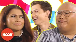 Tom Holland's Explains Love Island To Zendaya & Jacob Batalon | @TheHookOfficial