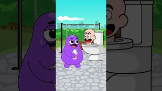 Delicious Grimace Shake - Skibidi Toilet Animation #shorts #skibiditoilet #trending