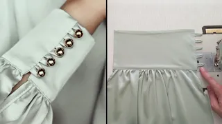 Sewing Tips And Tricks ✅️ Beautiful Sleeve Sewing Tutorial