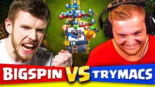 😫☠️TRYMACS wählt MEIN DECK im Globalen Turnier... (ich RASTE AUS) | Clash Royale Deutsch