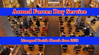 Armed Forces Day Civic Service Liverpool 2021