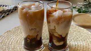 Quick & Easy Iced Tea Recipe | Special Iced Tea with milk | farah360