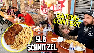 5LB SCHNITZEL EATING CONTEST at German Guys in Stockton, CA #RainaisCrazy