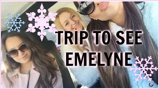 TRIP TO SEE EMELYNE VLOG! BEHIND THE SCENES OF CHRISTMAS COLLAB