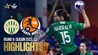 FTC-Rail Cargo Hungaria vs DHK Banik Most | Round 9 | EHF Champions League Women 2022/23