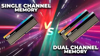 WATCH THIS BEFORE YOU BUY A GAMING PC - Entry level Dual Channel vs Single Channel Memory