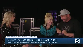 Dolly Parton takes center stage at CMA Fest's Fan Fair X in June