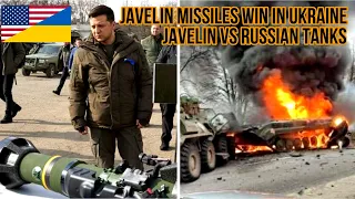 Javelin Missiles win in Ukraine | Destroy russian tanks | Javelin vs Tank