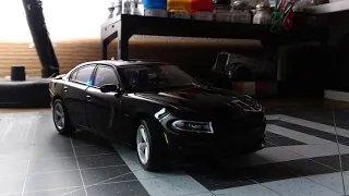 Welly 1:24 Dodge Charger with LEDs rear display on code3 setting.