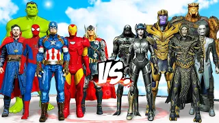 THE AVENGERS VS THANOS & BLACK ORDER - AVENGERS ENDGAME BATTLE