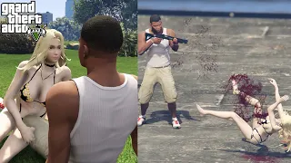 Franklin Took Painful Revenge With His Girlfriend In GTA 5!