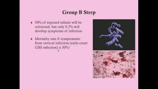 Group B Strep in Pregnancy - CRASH! Medical Review Series