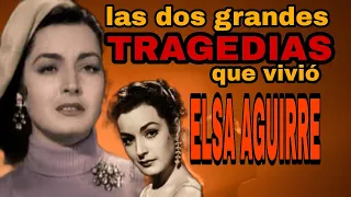 Las dos Grandes TRAGEDIAS en la vida de Elsa Aguirre #viral #divas