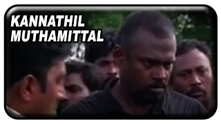 Kannathil Muthamittal Tamil Movie Scenes | Pasupathy captures Madhavan | Mani Ratnam | AR Rahman